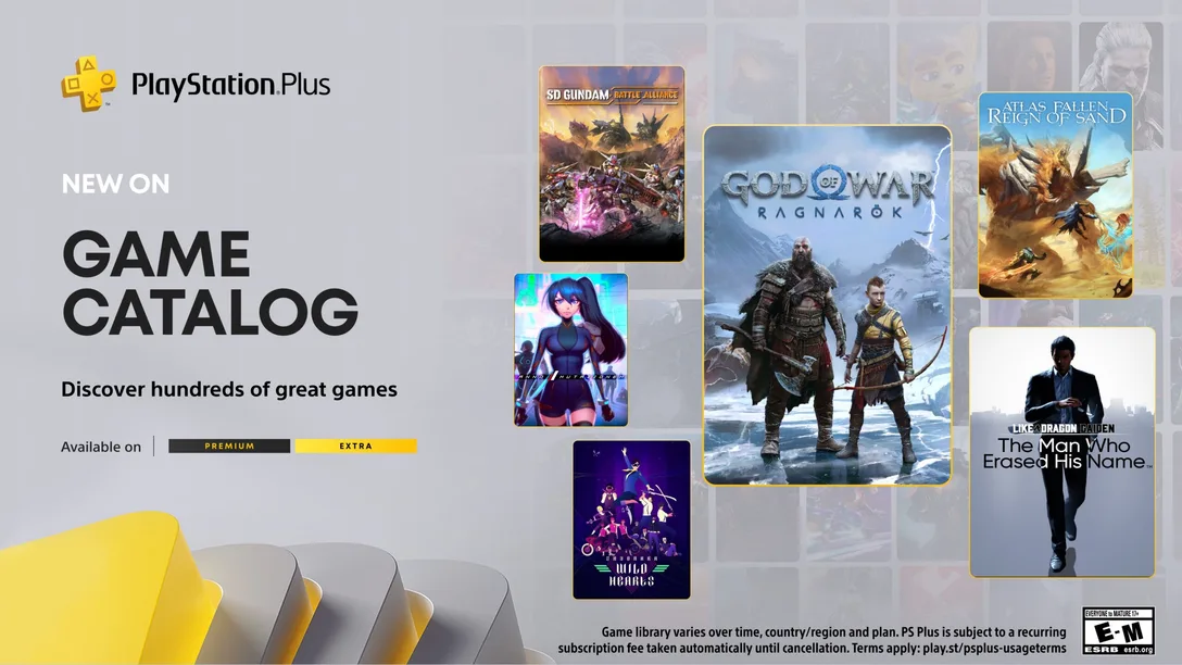 Katalog gier PlayStation Plus na Styczeń 2025