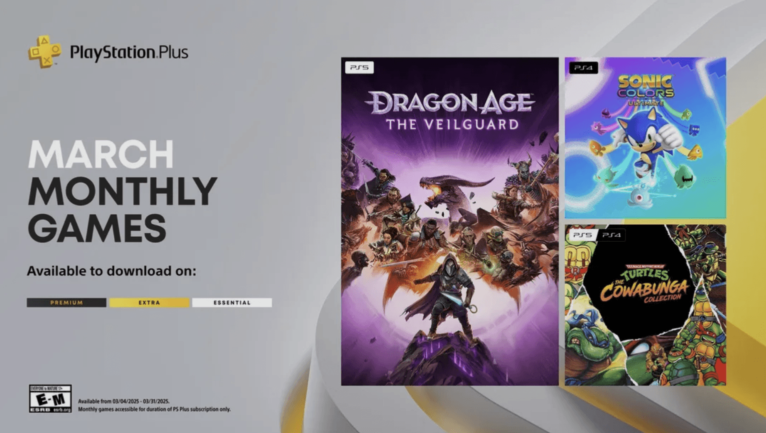 Katalog gier PlayStation Plus na Marzec 2025