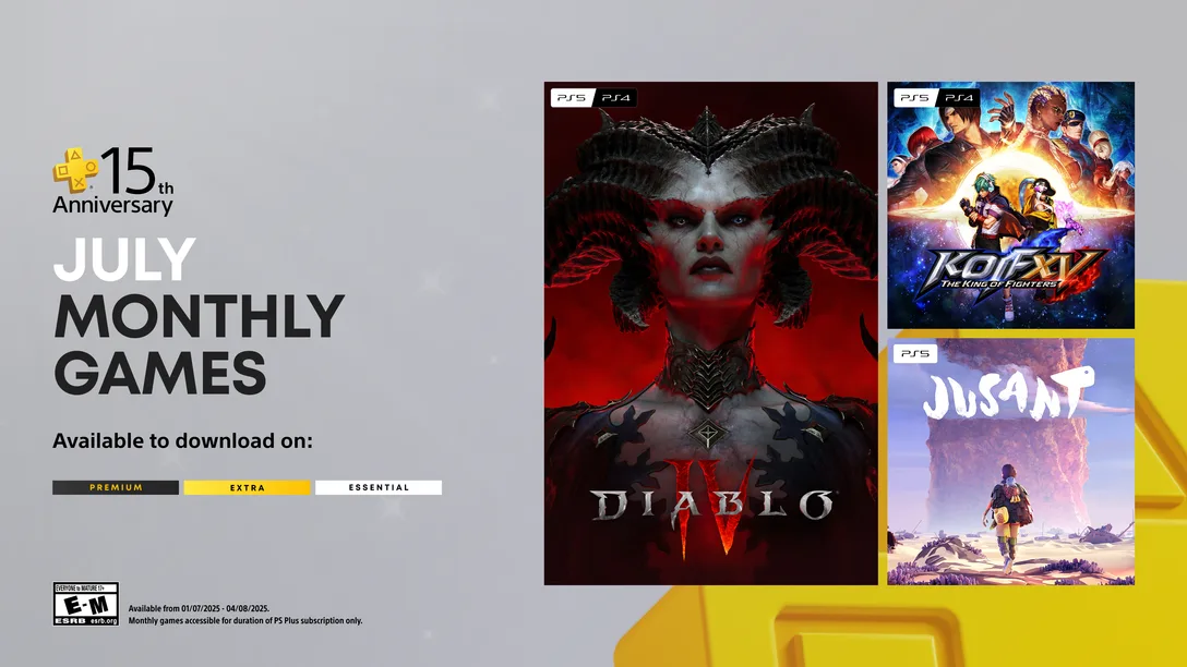 Katalog gier PlayStation Plus na Lipiec 2025