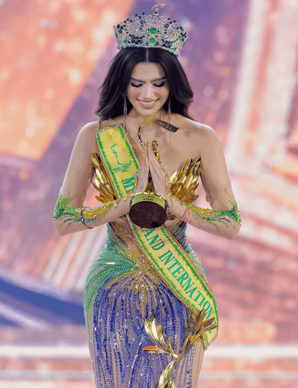 Rachel Gupta po zwycieństwie Miss Grand International 2024 (Źródło: https://www.instagram.com/_rachelgupta)