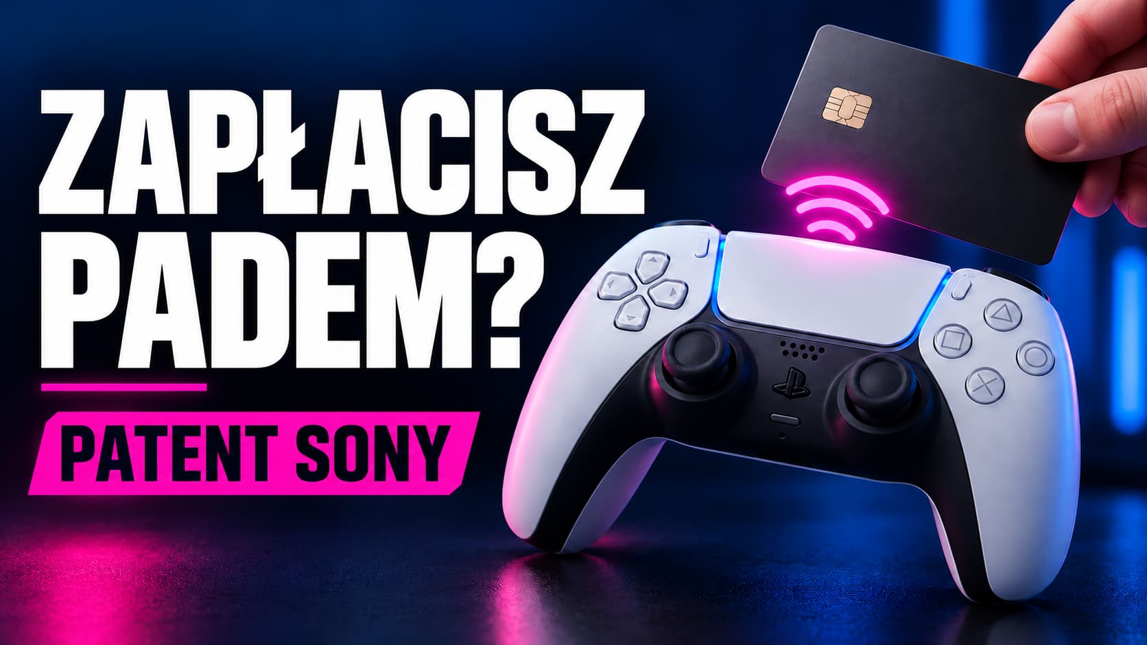 Zapłacisz kartą, przykładając ją do pada? Sony patentuje kontroler z NFC